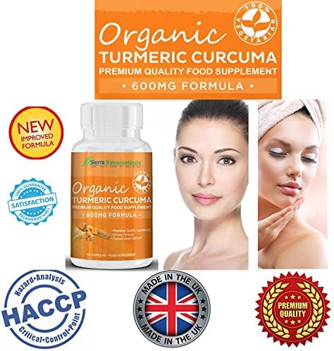 HIGH QUALITY Organic Turmeric Curcumin.★ Extra Strength and suitable for Vegetarians.★ Non-GMO , Made in the UK