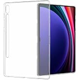 Aksesuarcim Samsung Galaxy Tab S10 Plus SM-X820 ile Uyumlu Kılıf Şeffaf Silikon Yumuşak Esnek İnce Tablet Kılıfı