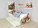 TODDLER CHILDREN KIDS BED INCLUDING MATTRESS + DRAWER (Racing Car)