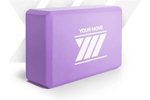 Mattoncino YM BLOCK (1 o 2 Pezzi), Diversi Colori, Accessorio Yoga in Schiuma Eva HD, Leggero e Resistente, Esercizi Equilibrio e Flessibilità, Meditazione, Pilates