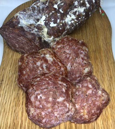 Salame a tranci Nero di Maremma Toscano 200/250 gr - SALUMIFICIO FATTORIA CASTEANI - Toscana