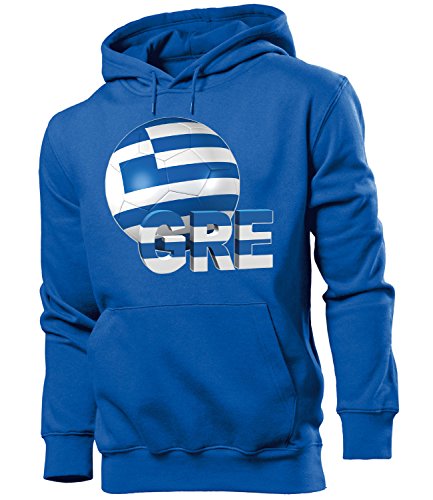 FUSSBALL – FANARTIKEL – Griechenland FAN HOODIE 5135(HKP-B) Gr. XXL