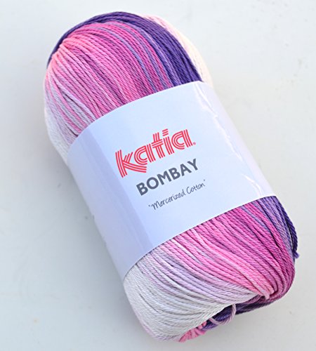 Katia Bombay 2011 wild orchid print 100g Wolle - 2