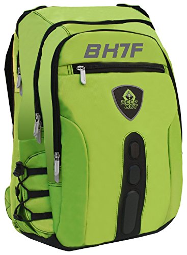 Keep Out Gaming BK7FG Mochila para portáil Gaming de 15.6", Verde