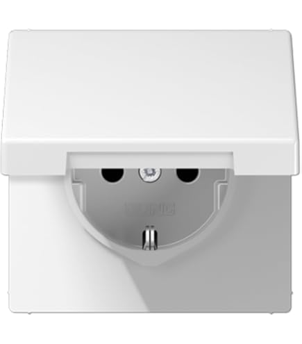 Enchufe SCHUKO®, Safety , con regleta de inscripción integrada
