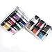 Fashion Gallery 24 Colour Jumbo Size Velvet Flocking Powder Velvet Nail Art Polish Tips