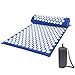 Produktbild Akupressurmatte Akupressurmatte Schwarz Akupunkturkissen Xl Mit Kissen Lotus Set Auto Baumwolle Blau Blumenfeld Vital Ergotopia Bodhi Massagekissen Massage Yoga Matte Akupressur Stress Abbauen C