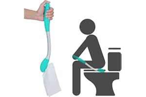 MIYOBING Bottom Wiper, Easy wipe Ausili per la toilette, Manico lungo Self Wipe, Comfort Tergicristallo, Salviette per toilette per le Donne Anziane e in Gravidanza self Wipe aiuto per più igiene
