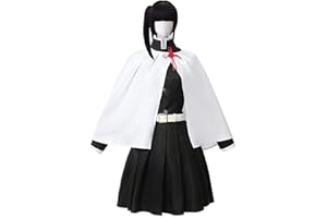 ACTASITEMS Demon Slayer Cosplay-Set Anime-Cosplay-Kimono-Kostüm, Erwachsene/Kinder- Eine Vielzahl von Stilen zur Auswahl