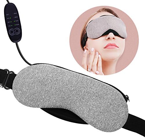Heated Eye mask - BUTEFO USB Temperature Control Heating Steam Cotton Eye Mask, Designed to Relieve Blepharitis, Warm Therapeutic Treatment for Dry Eyes, Tired Eyes, Puffy Eyes