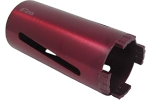 MOORCUT DIRECT LTD 72mm 2.8" Dry Diamond Drilling Core Drill Bit Turbo Segments for Brick & Masonry