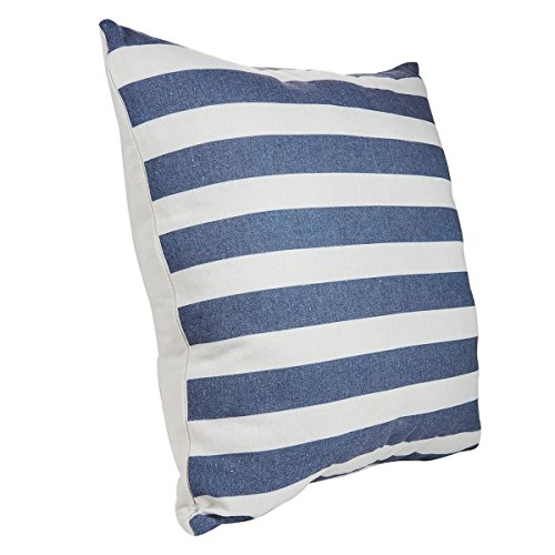 Avanzza 2er-Set Kissenhülle / Kissenbezug 50×50 cm in Maritimblau für Kissen, Sofakissen / Sofa Kissen und Dekokissen / Deko Kissen aus der Linie Decor Chic - 3