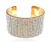 Best Valentine Gifts : YouBella Valentine Collection Designer Gold Plated Crystal Jewellery Bangle / Bracelet for Girls and Women RS.299.00