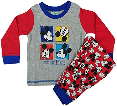 Baby Boys Mickey Mouse Long Length Pyjama Set 6 to 24 Months (18-24 Months)