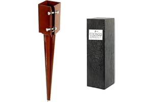 [FIXINGS DIRECT®] 75mm (3") Industrial Fence Post Spike Support 600mm Long Drive Down Post Spike (Includes Driving Tool) (1)