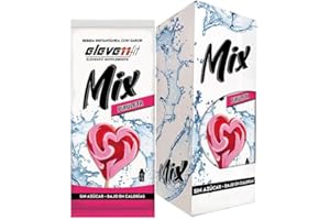 ELEVENFIT Eleven Fit Mix Instantáneo Sabor Piruleta | Prepara 1.5L de Bebida Saludable, Sin Azúcar y Baja en Calorías | Ideal para Mezclar con Agua y Mejorar tu Dieta | Caja de 12 Sobres