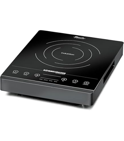Inductiekookplaat, 2000 W, draagbaar, 10 standen, 10