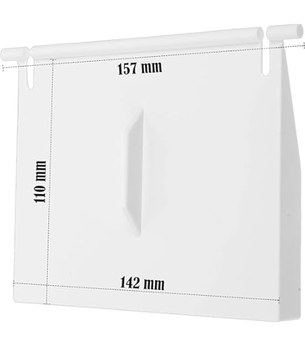 Copertura Per Skimmer Piscina Quadrata 25,5 Cm - Accessorio Ricambio In Plastica Resistente Per Piscine Interrate E Fuori Terra - 5