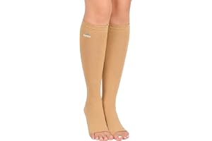 Tynor Compression Stocking Below Knee Classic, Beige, Large, 1 Pair