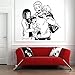 Produktbild jiushizq Anime Vinyl Aufkleber, warm und harmonisch zu Hause Wohnzimmer Dekoration weiß 57x57cm