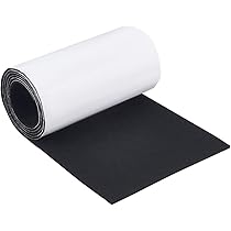 BENECREAT Viltband, 8 m, zwart, zelfklevend, 4 cm breed, voor het beschermen van meubels en doe-het-zelflijm BENECREAT Viltband, 8 m, zwart, zelfklevend, 4 cm breed, voor het beschermen van meubels en doe-het-zelflijm