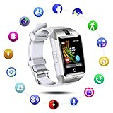 MFY&CZ Bluetooth Smart Watch Sport Smartwatch mit Kamera Wasserdicht Uhren Herzfrequenz Fitness Tracker Armbanduhr Kompatible iOS iPhone Android Samsung LG für Herren Damen