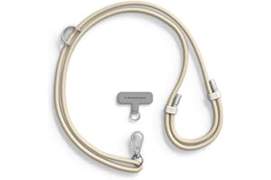 RhinoShield Cordon de téléphone en TPU durable Imperméable, boucle supplémentaire pour accrocher des accessoires - cordon résistant et ajustable (Adaptateur pour lanière de téléphone inclus)