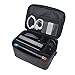 Produktbild POPHEKO Tragetasche für Nintendo Switch, Tragen Hülle mit Großer Platz Tragbare Aufbewahrungsbox Harte Schale Halter für Nintendo Switch Konsole, Gamepad, Ladegerät, Kabel und andere Zubehör (Schwarz1)