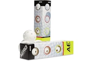 Salming Aero Floorball Lot de 4 balles de Sol Blanc
