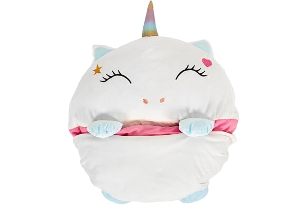 Paris Prix Sac de Couchage Convertible Licorne 50x130cm Blanc