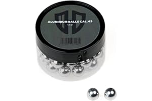 HOMEDEFENCE-24 Billes en aluminium exclusives | Billes brise-vitre | 1,8 g | Cal 0,43
