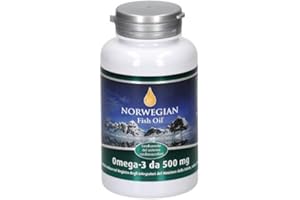 APOWUS Norwegian Fish oil intgratore di olio di pesce omega 3 500 mg