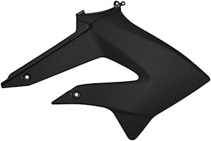 P2R (MOTORISÉ) Carenage Derbi DRD Xtreme 2010- Flanc avant droit (Noir brillant)