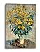Produktbild Printed Paintings Leinwand (70x100cm): Claude Monet - Topinambur Blumen (1880)