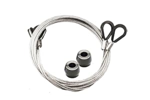 FIXED ABODE Genuine Garador MK3C Canopy Garage Door Cables and Roller Repair Kit with Cables and Nylon Guide Rollers