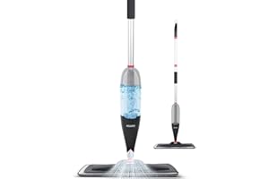 AGARO Delite Spray Mop for Dry and Wet Floor Cleaning with Washable Microfiber Pad - with 800ml Refillable Bottle for Wooden