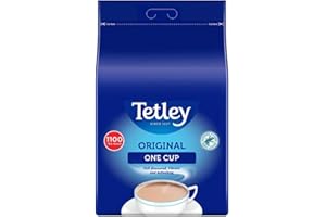 Tetley One Cup 1100 Tè nero dall'Inghilterra 1100 bustine di tè - Importato da Shestore24
