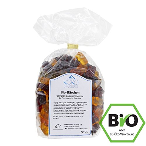 BIO Fruchtgummibärchen Ohne Gelatine ● Vegan ● Vegetarisch ● 500 g Packung ● KoRo Drogerie