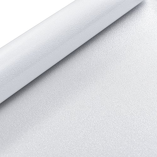 [casa.pro] Sichtschutzfolie für Fenster – Statisch haftend 1m x 2m – Als Sichtschutz fürs Bad Milchglas-Folie für die Tür oder als Fenster-Folie blickdicht & selbstklebend - 3