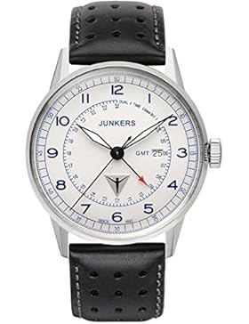 Junkers Herren-Armbanduhr Analog Quarz Leder 6946-3