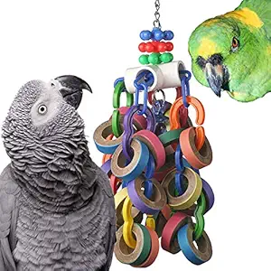 Super Bird Creations SB1107 Bagel Cascade Bird Toy, Large