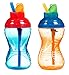 Produktbild Munchkin Mighty Grip Flip Straw Cups 2-Pack, 10- Ounce (Colors Vary) by Munchkin (English Manual)