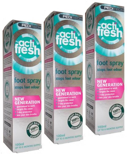 Triple Pack- PediTech Actifresh foot and shoe treatment