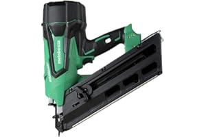 Metabo HPT 18V Cordless Framing Nailer | Tool Only - No Battery | Brushless Motor | 2" Up to 3-1/2" Clipped & Offset Round Paper Strip Nails | 30° Magazine | Lifetime Tool Warranty | NR1890DCSQ7