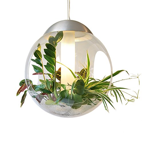 Preisvergleich Produktbild Greenworks Babylone Hängelampe / Durchmesser 50 cm inklusive Glühbirne, gebürstet 3701