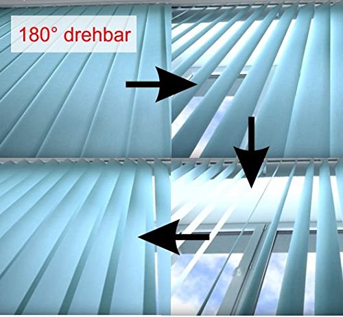 Lamellenvorhang nach Maß / Preis pro m² / Schiebevorhang Lamellen Jalousie Lamellenvorhänge Vertikaljalousien - 8