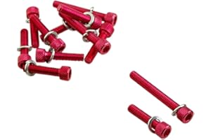 vis tun'r carter compatible avec booster/bw's alu rouge 6x25/40/45 (x12)