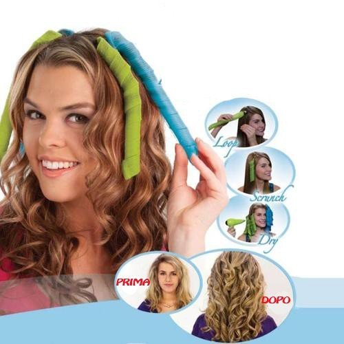 takestop® Kit 16 Pieces Magic Leverag Long Hair Rollers for Magic and Perfect Curly Hair