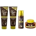 Bundle - 4 Items - Argan Oil Set - Shampoo, Conditioner, Leave In Heat Defence Spray & Hydrating Hair Mask - For All Hair Types