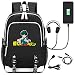 Produktbild SGOT My Hero Academia Rucksack, Schulrucksack mit USB Ladeanschluss, Reisen Camping, Schule, Reisen, Damen, Männer&Herren für Anime Lovers(H01)